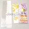 Crystal Clear Cello Bags 100 Pk - Slimline Clear Envelopes 4-5/16" x 9-9/16"